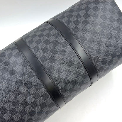 Louis Vuitton Keepall Bandouliere 45 Damier Graphite Leather — view 7