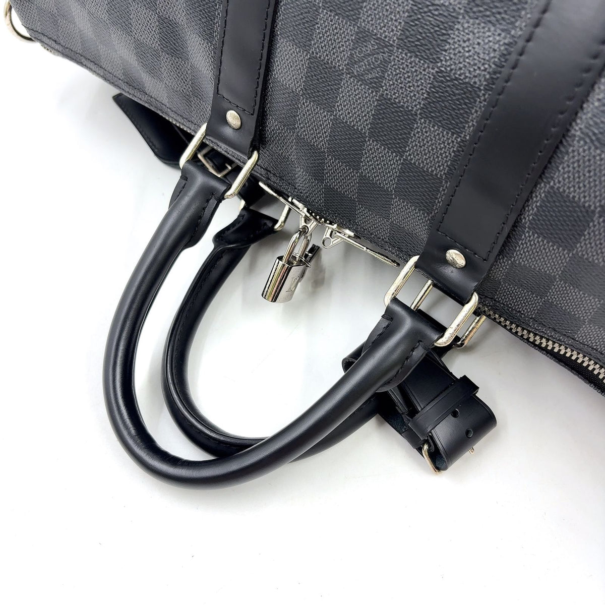 Louis Vuitton Keepall Bandouliere 45 Damier Graphite Leather — view 6