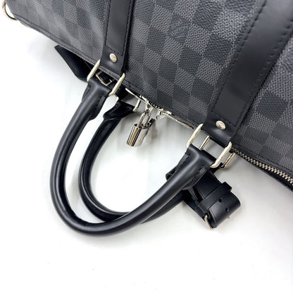 Louis Vuitton Keepall Bandouliere 45 Damier Graphite Leather — view 6