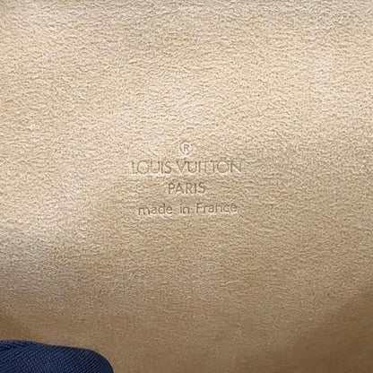 Louis Vuitton Pochette Twin PM Monogram XS Leather Brown Shoulder Bag Gold — view 4