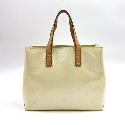 Louis Vuitton Reed PM Monogram Vernis Pe Loulou Leather Patent Off White Beige