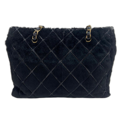 Chanel Tote Bag Quilted Black