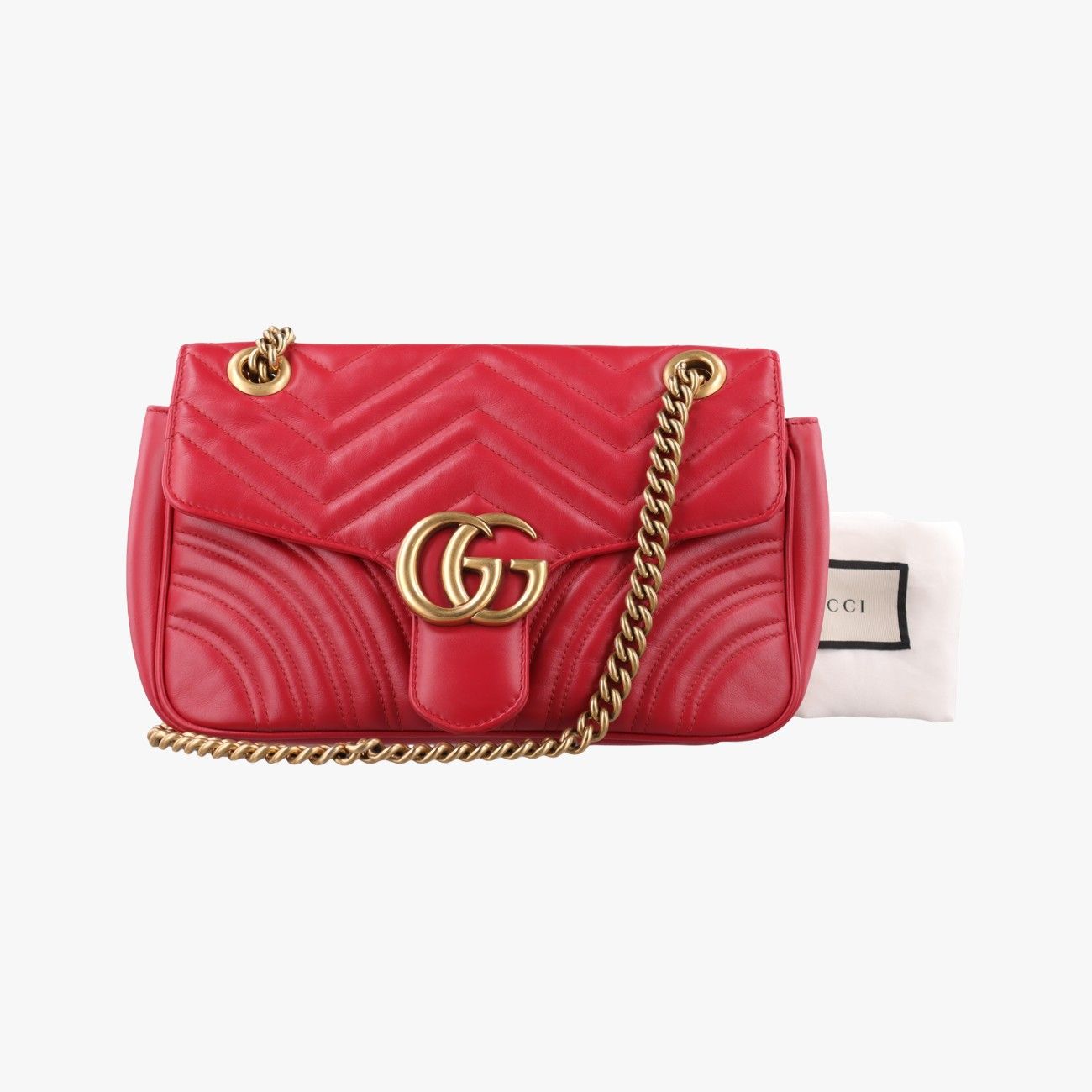 Gucci GG Marmont Red Leather