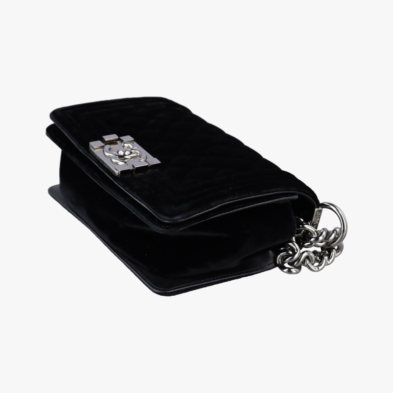 Chanel Boy Black Velour — view 4