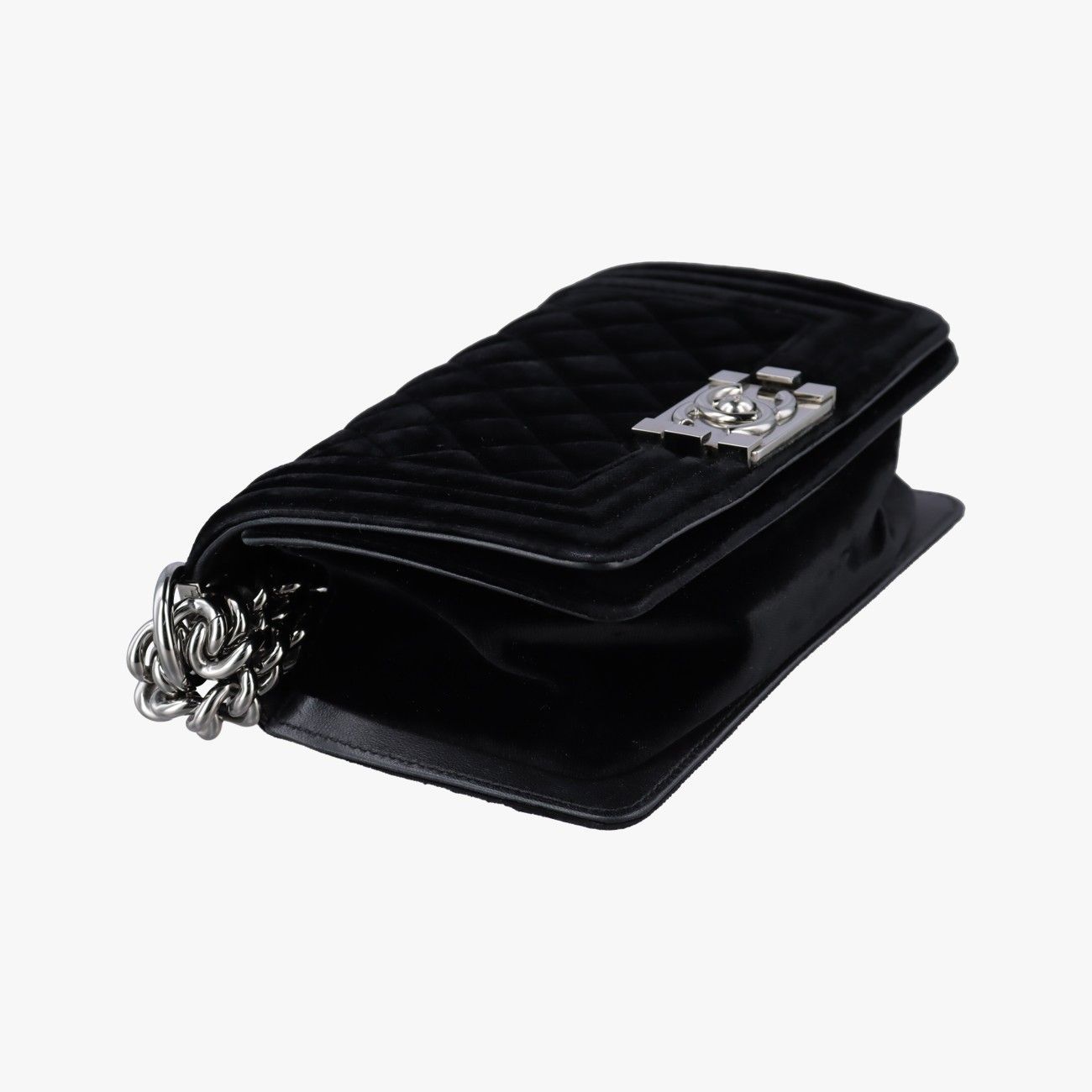 Chanel Boy Black Velour — view 5