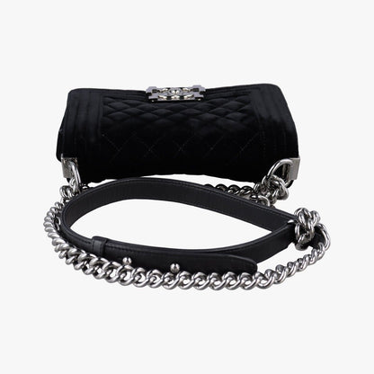 Chanel Boy Black Velour — view 8