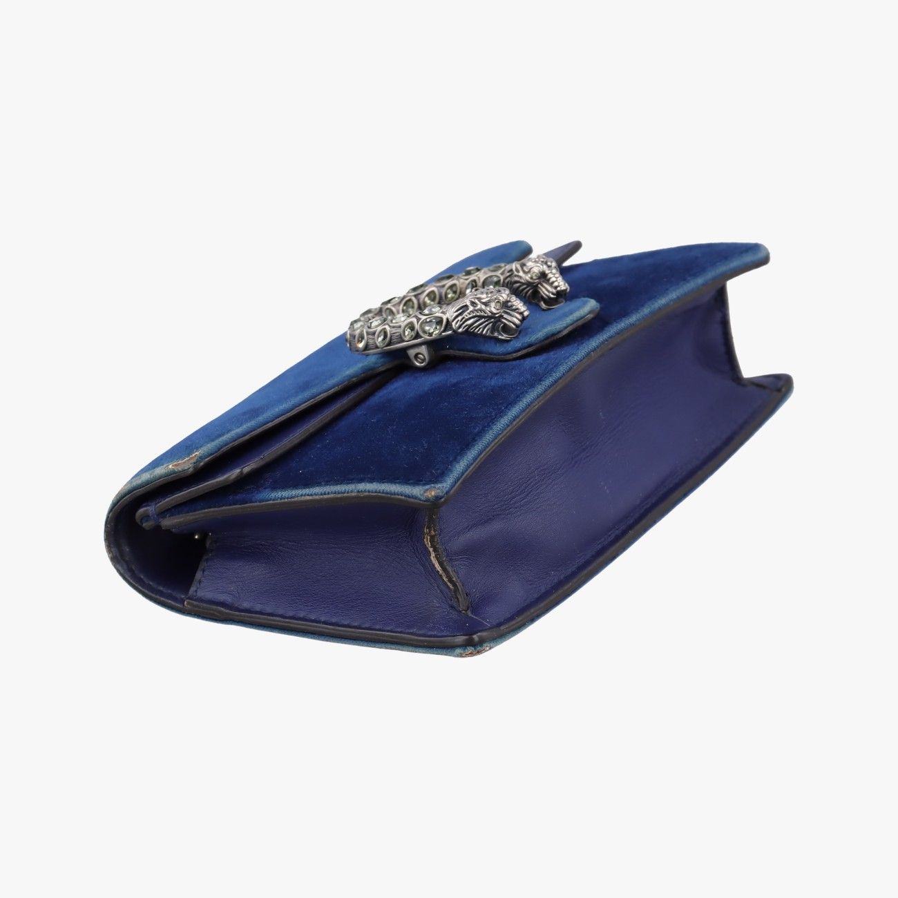Gucci Dionysus Blue Velour Shoulder Bag — view 5