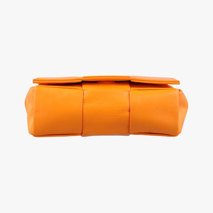 Bottega Veneta Candy Cassette Orange Lambskin Shoulder Bag — view 3