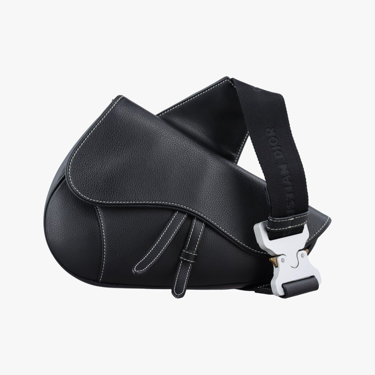 Dior Saddle Black Leather Shoulder Bag