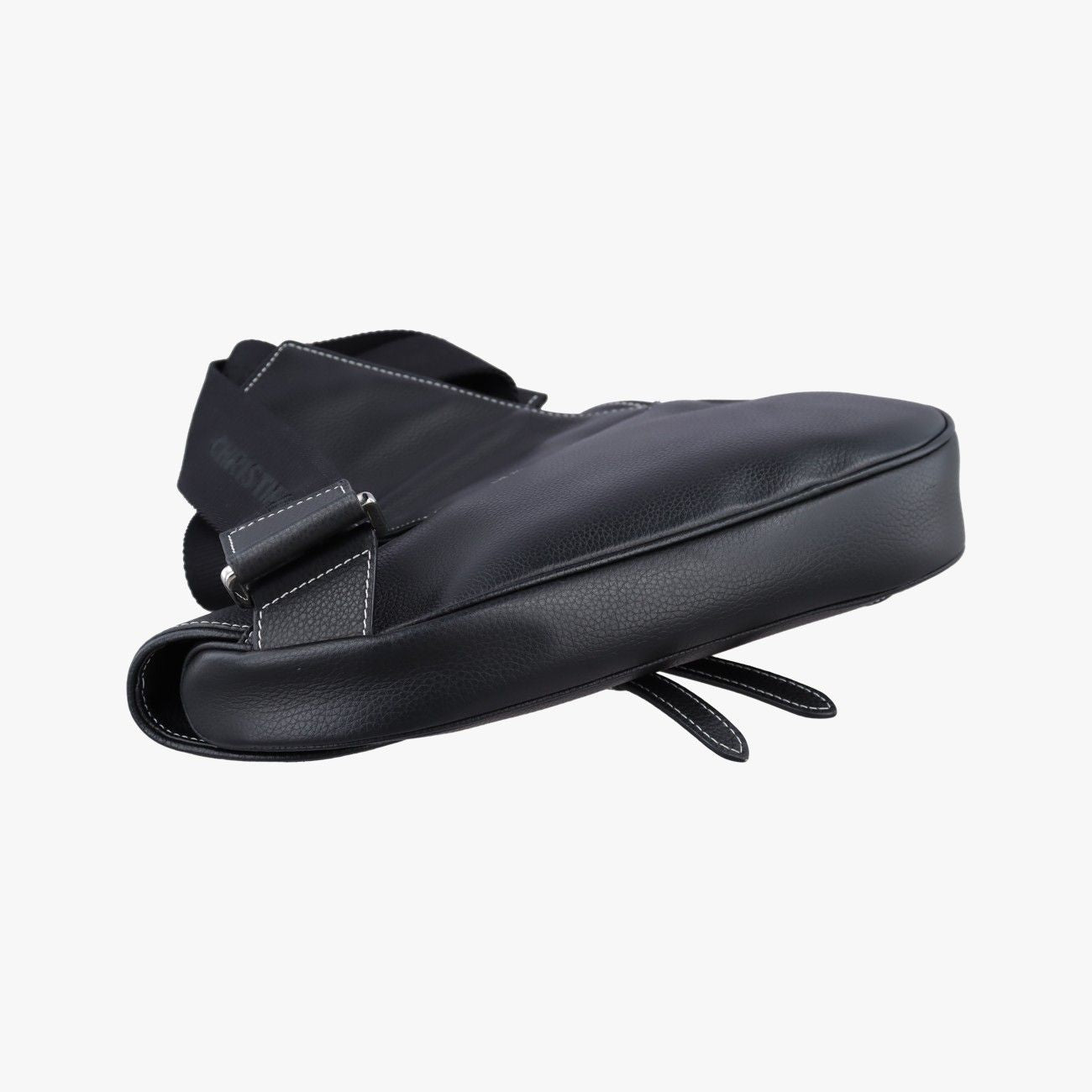 Dior Saddle Black Leather Shoulder Bag — view 7
