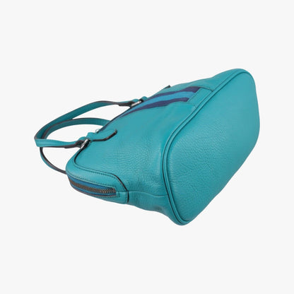 Gucci Web Dome Blue Leather — view 7