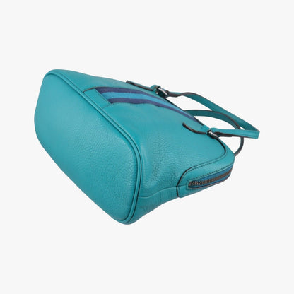 Gucci Web Dome Blue Leather — view 4