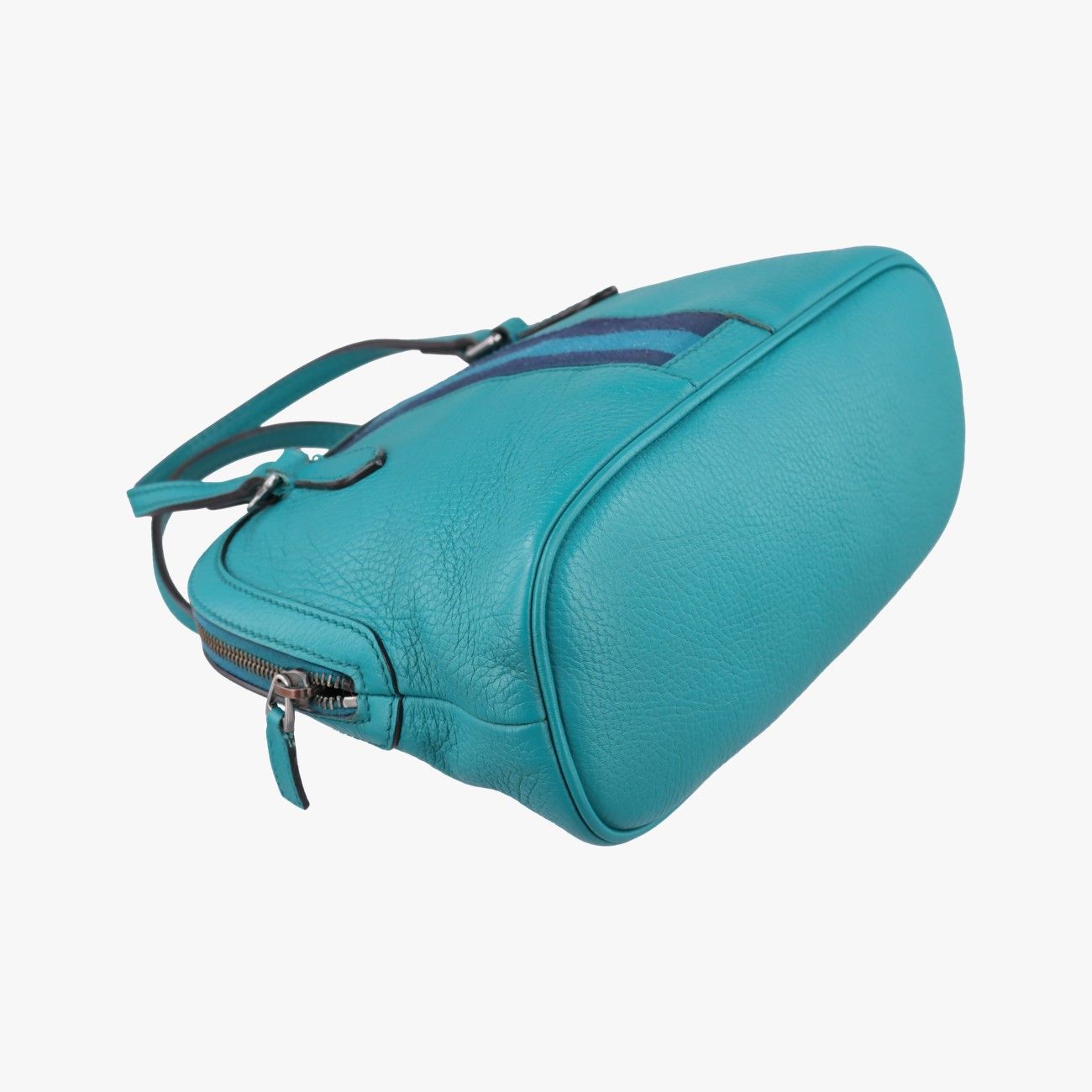 Gucci Web Dome Blue Leather — view 5