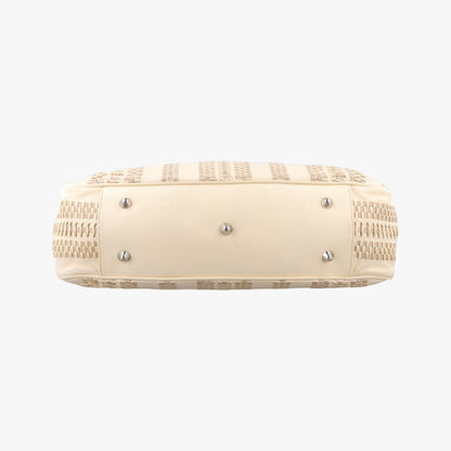 Dior Lady Soft Beige Leather Handbag — view 3