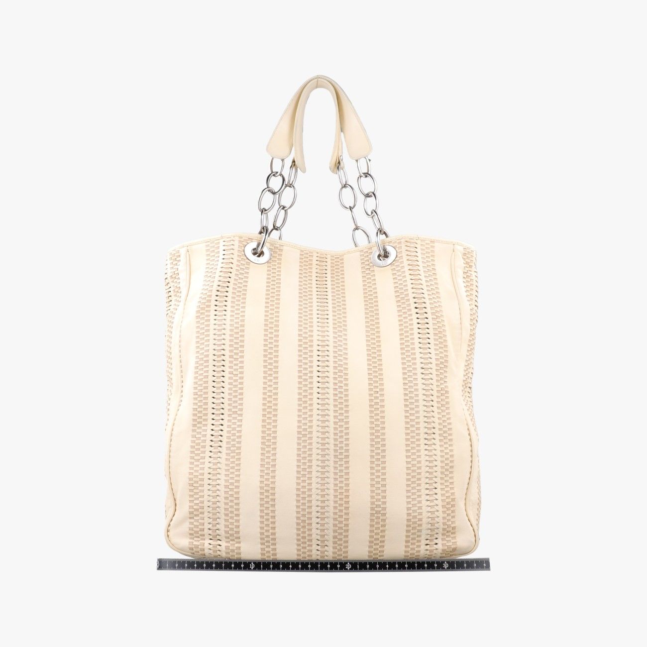 Dior Lady Soft Beige Leather Handbag — view 2