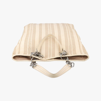 Dior Lady Soft Beige Leather Handbag — view 8