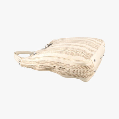 Dior Lady Soft Beige Leather Handbag — view 5