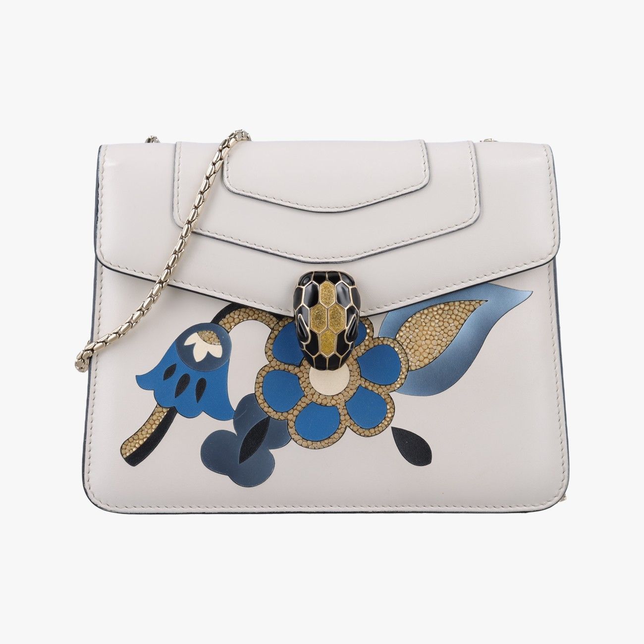 Bvlgari Serpenti Forever White Leather