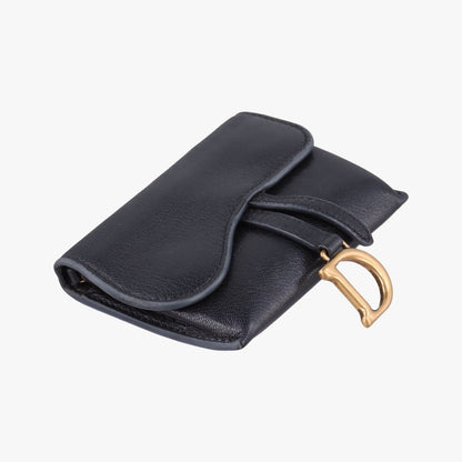 Dior Saddle Black Leather Shoulder Bag — view 5