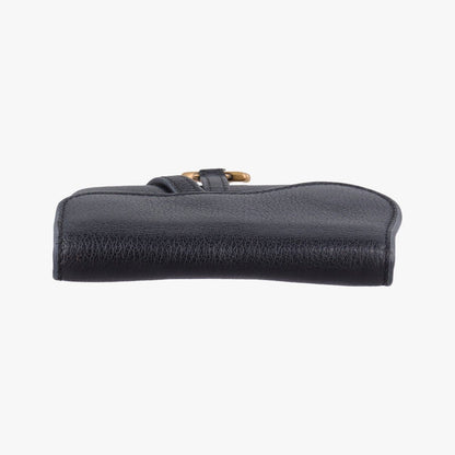 Dior Saddle Black Leather Shoulder Bag — view 8