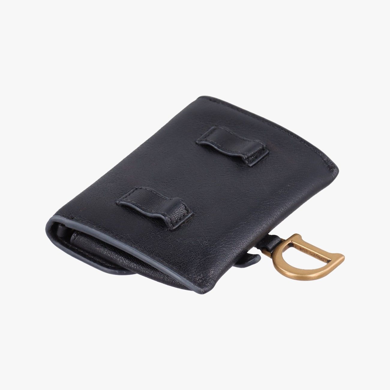 Dior Saddle Black Leather Shoulder Bag — view 7