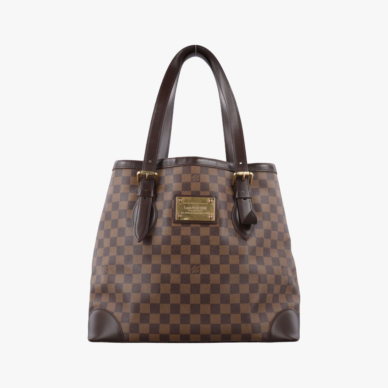 Louis Vuitton Hampstead GM Ebene Damier Canvas Tote Bag