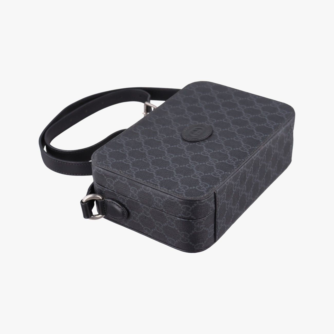 Gucci Interlocking Gray Canvas — view 5