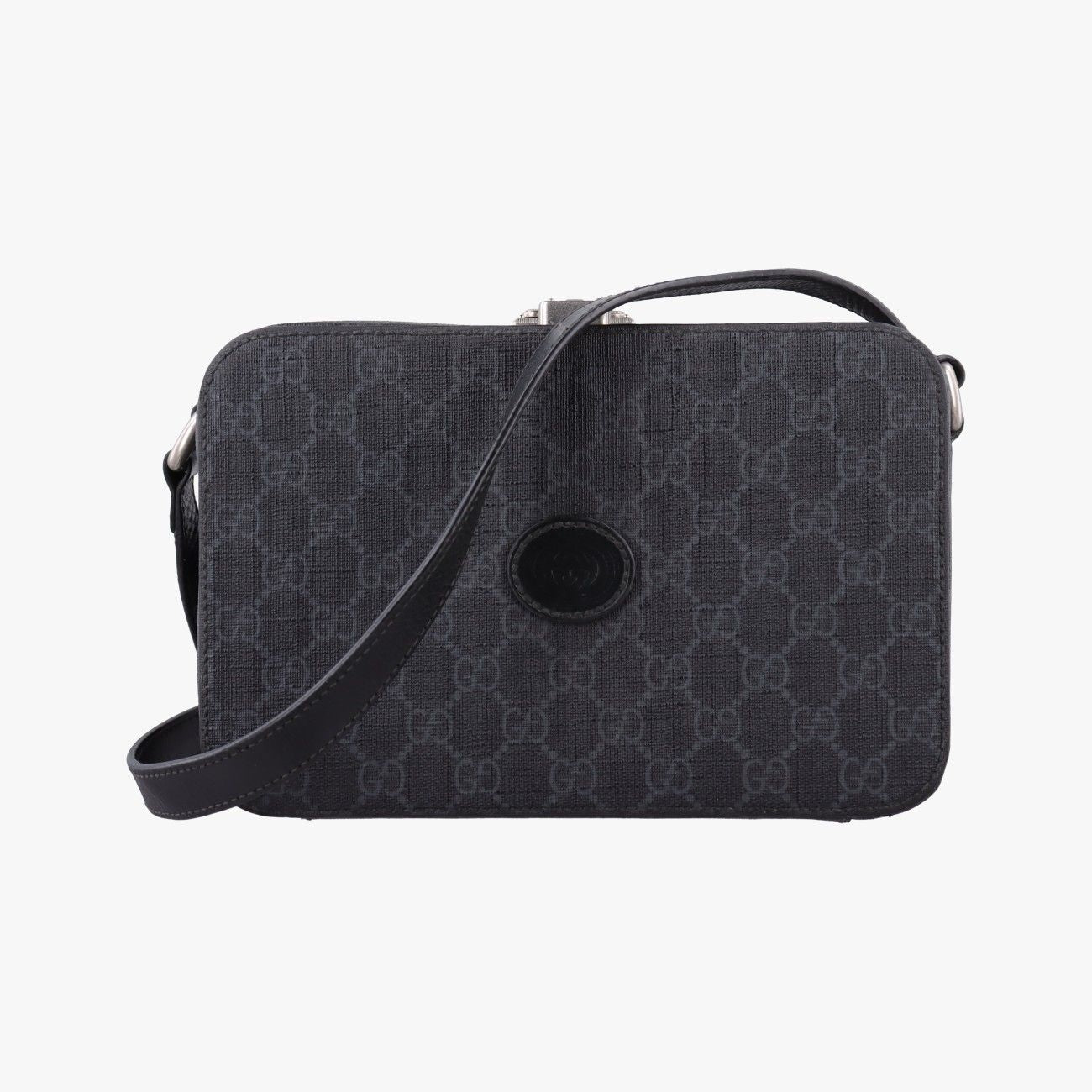 Gucci Interlocking Gray Canvas