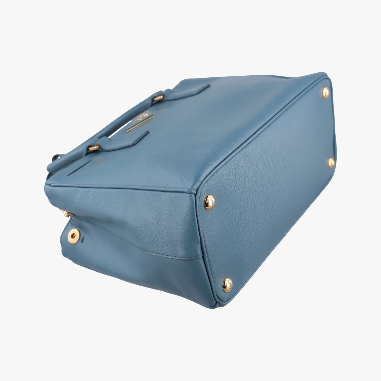 Prada Galleria Blue Saffiano Leather 7 — view 5