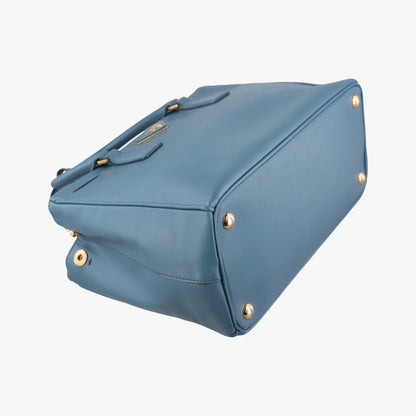 Prada Galleria Blue Saffiano Leather 7 — view 5