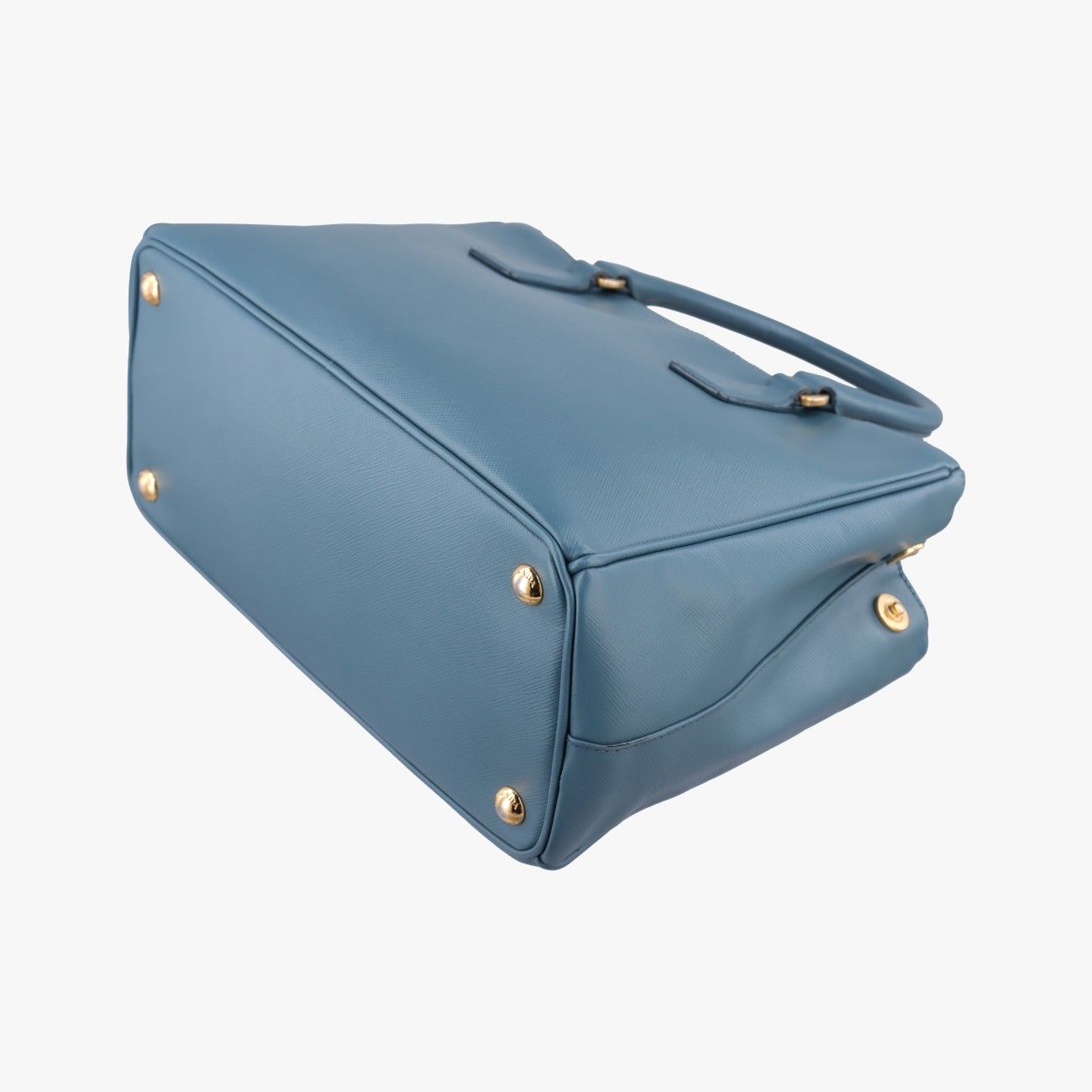 Prada Galleria Blue Saffiano Leather 7 — view 6