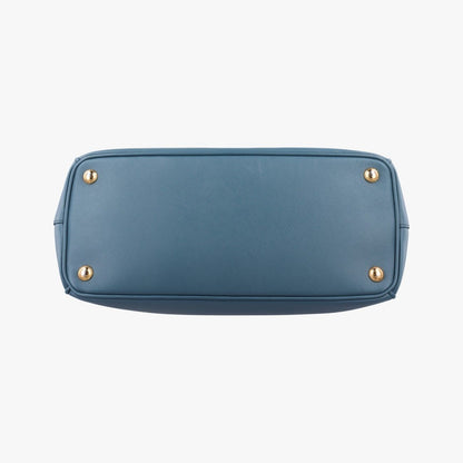 Prada Galleria Blue Saffiano Leather 7 — view 3