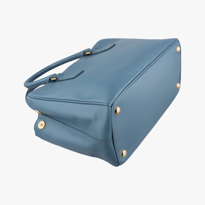 Prada Galleria Blue Saffiano Leather 7 — view 7