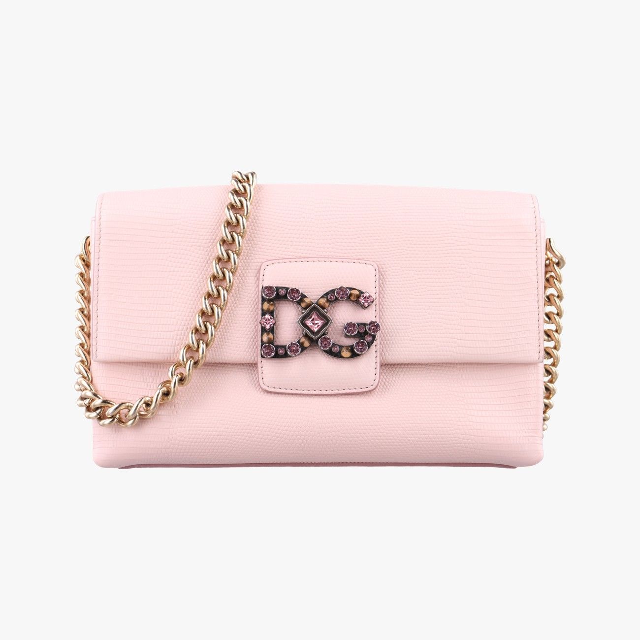 Dolce & Gabbana DG Millennials Pink Leather 40