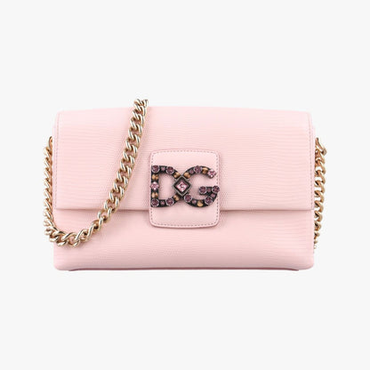 Dolce & Gabbana DG Millennials Pink Leather 40