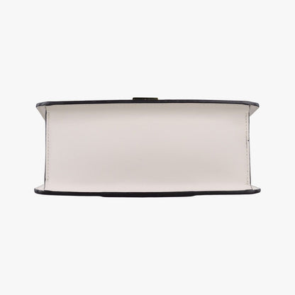 Gucci Sylvie Ivory Navy Red Leather Shoulder Bag — view 3