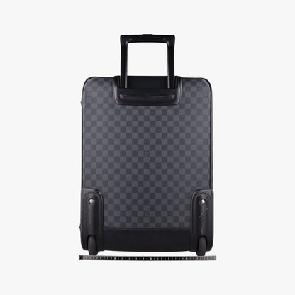 Louis Vuitton Pegase 55 Noir Damier Graphite — view 2