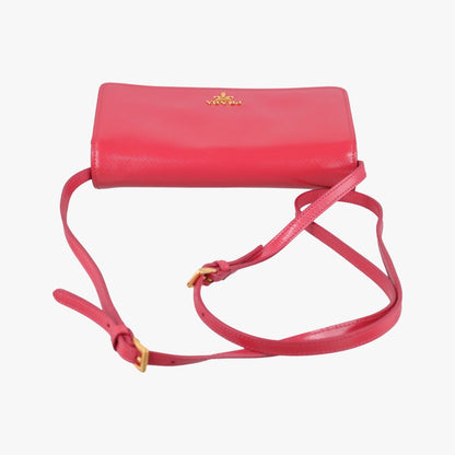 Prada Sling Bandoriella Red Patent Saffiano Leather — view 8
