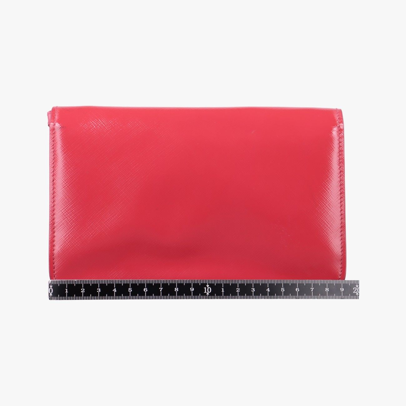 Prada Sling Bandoriella Red Patent Saffiano Leather — view 2