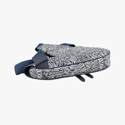 Dior Saddle Navy Leather Shoulder Bag — view 7