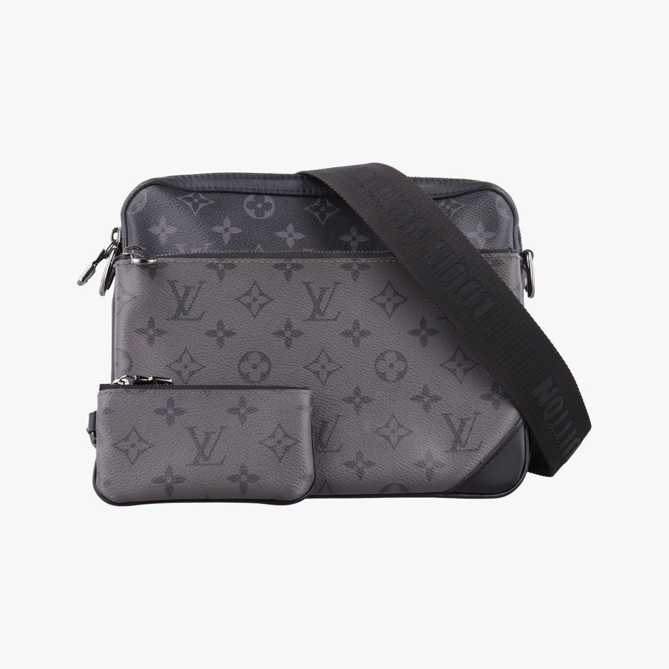 Louis Vuitton Trio Messenger Black Monogram Eclipse Reverse