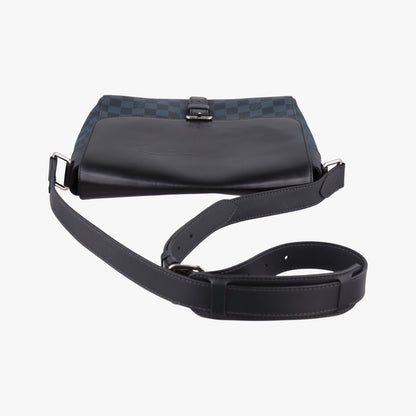 Louis Vuitton Newport Messenger PM Black Navy Damier Cobalt — view 8