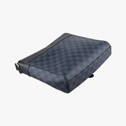 Louis Vuitton Newport Messenger PM Black Navy Damier Cobalt — view 7