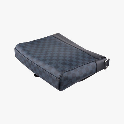 Louis Vuitton Newport Messenger PM Black Navy Damier Cobalt — view 6