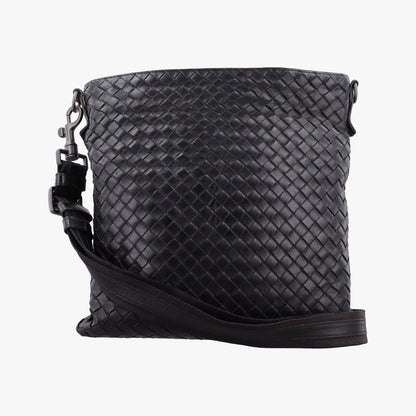 Bottega Veneta Intrecciato Black Lambskin