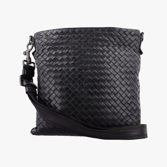 Bottega Veneta Intrecciato Black Lambskin