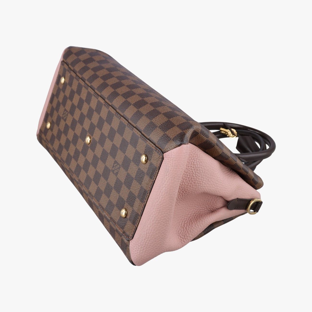 Louis Vuitton Normandy Ebene Magnolia Damier Canvas Taurillon Leather — view 6