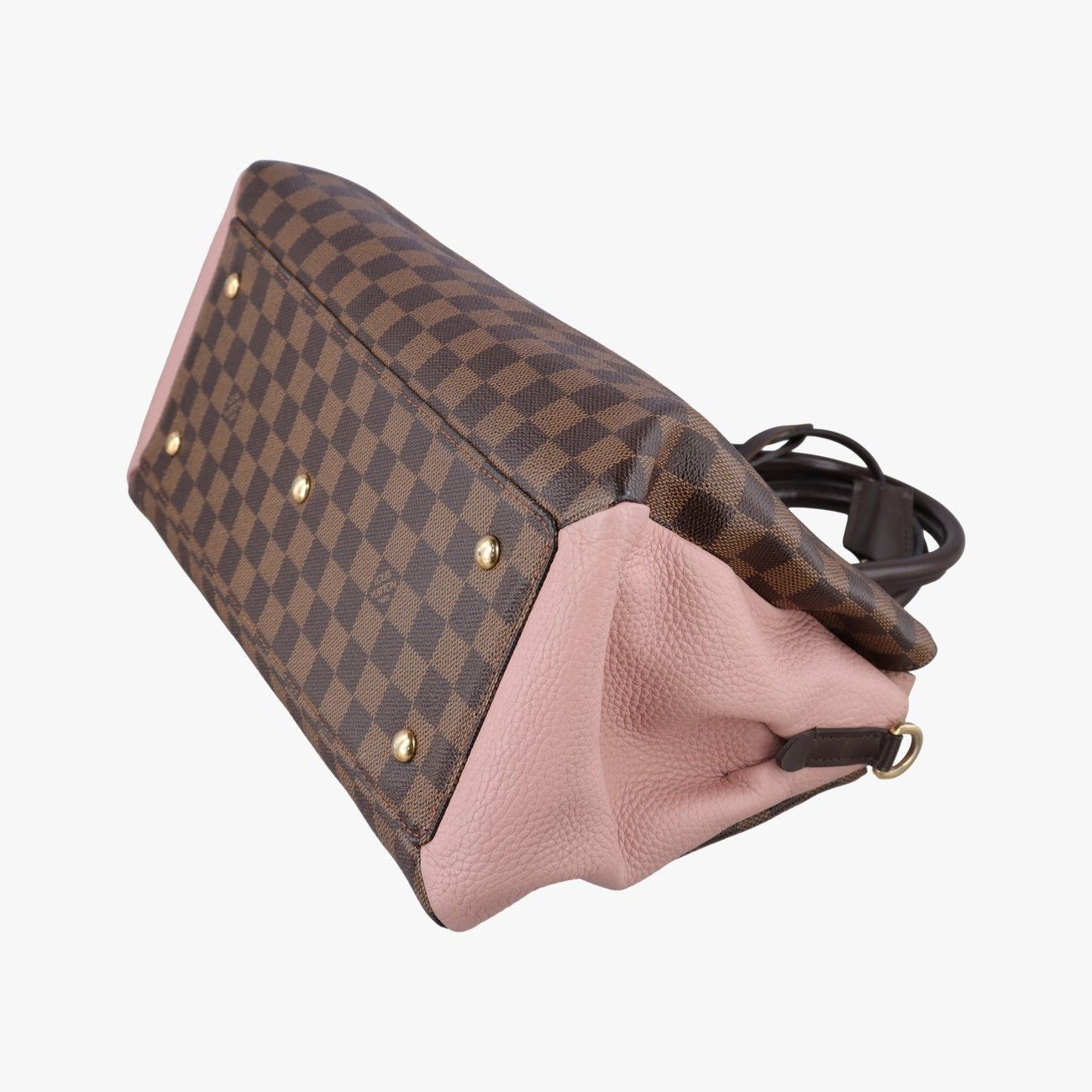 Louis Vuitton Normandy Ebene Magnolia Damier Canvas Taurillon Leather — view 4