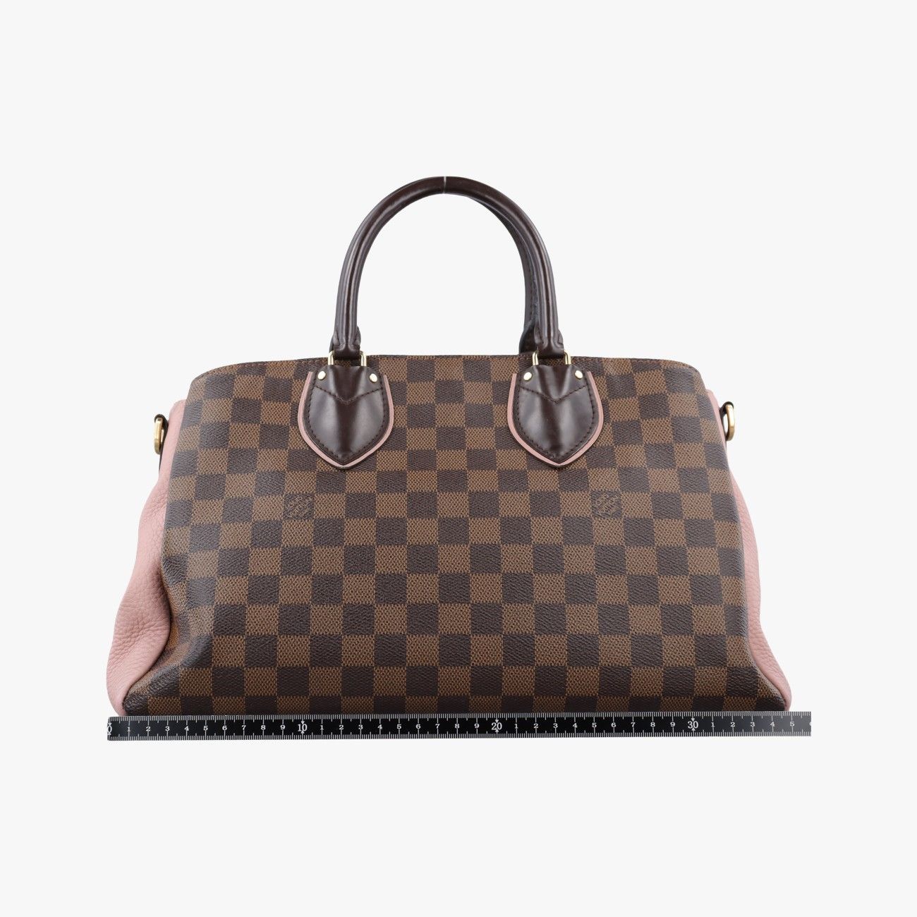 Louis Vuitton Normandy Ebene Magnolia Damier Canvas Taurillon Leather — view 2