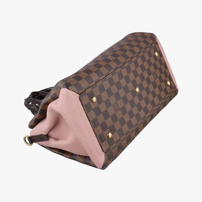 Louis Vuitton Normandy Ebene Magnolia Damier Canvas Taurillon Leather — view 5